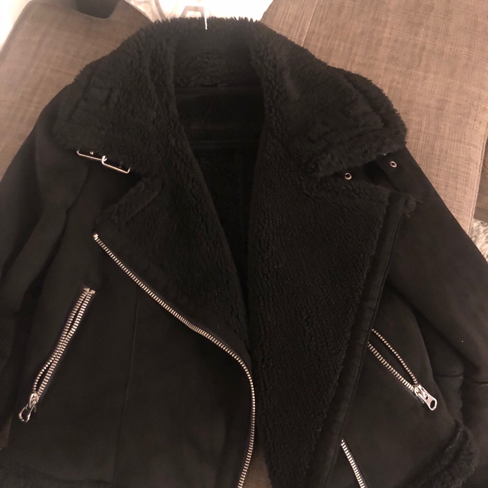 Zara Moro faux fur jacket